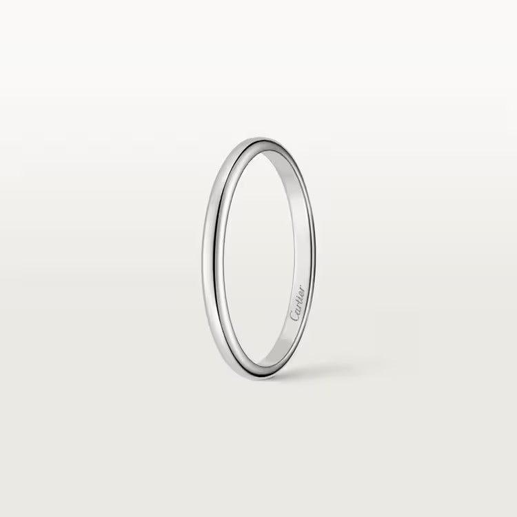 Cartier 1895 wedding band, 2 mm width - Image 2