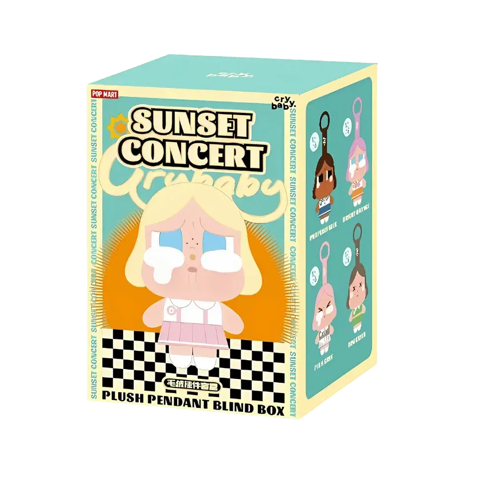 CryBaby Sunset Concert Series Plush Pendant Blind Box