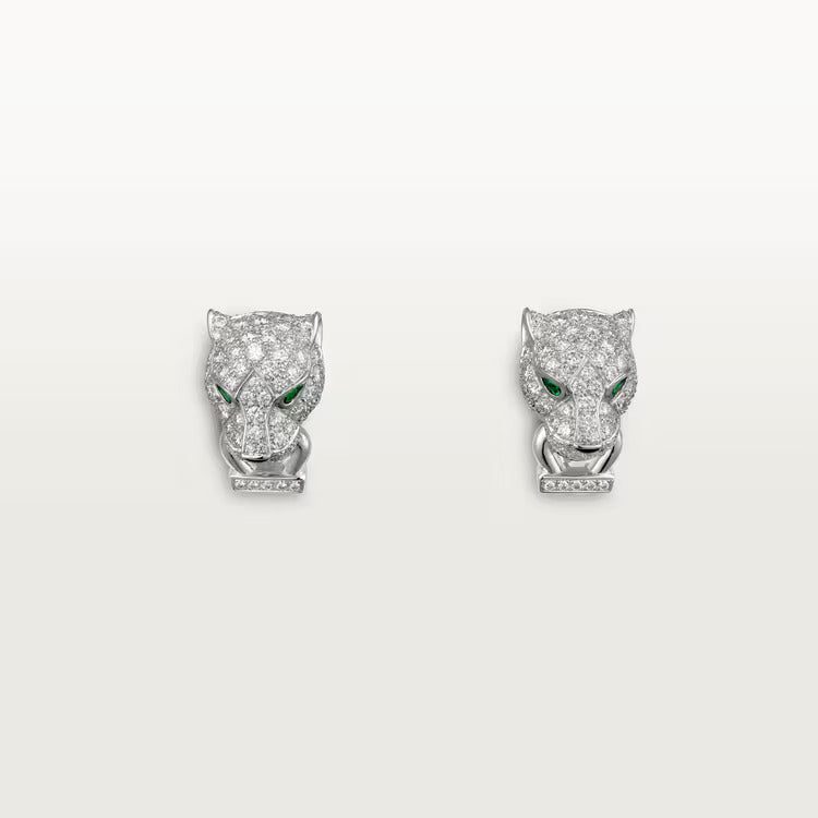 Cartier earrings, paved - Image 3