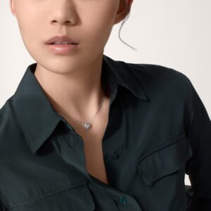 Cartier d'Amour pendant, diamond, paved