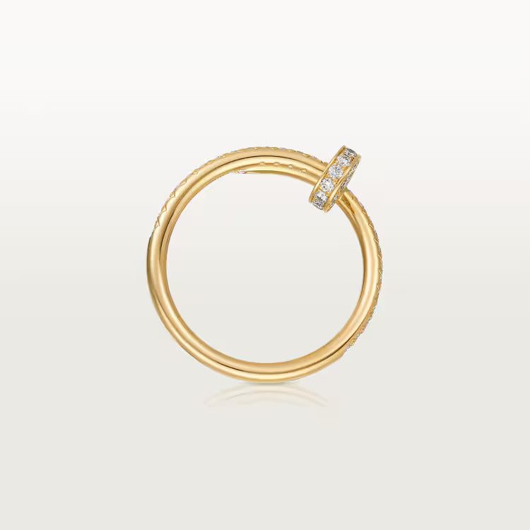 Cartier Juste un Clou ring, small model, half-paved - Image 3