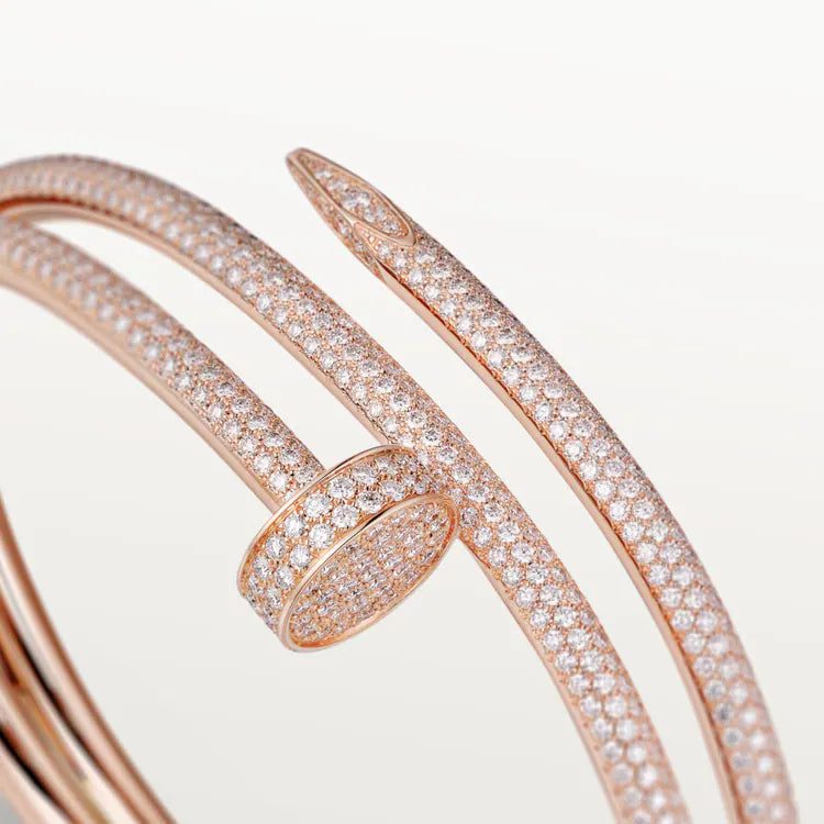 Cartier Juste un Clou bracelet, double, half-paved - Image 5
