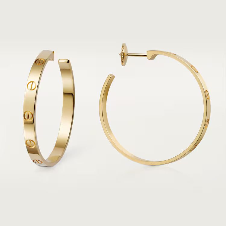 Cartier LOVE hoop earrings, large model - Image 4