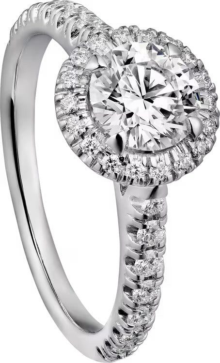 Cartier Destinée solitaire, brilliant-cut diamond, paved - Image 2