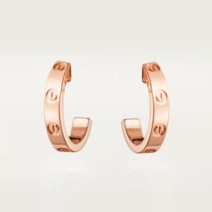 Cartier LOVE hoop earrings, small model