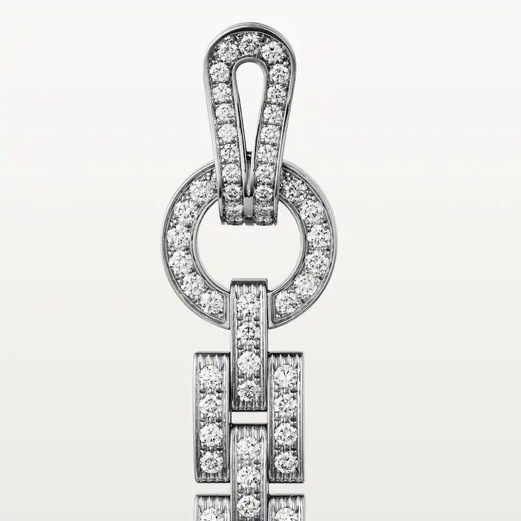 Cartier Agrafe earrings, paved - Image 4