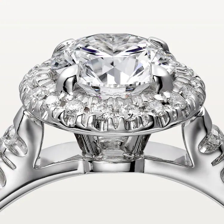 Cartier Destinée solitaire, brilliant-cut diamond, paved - Image 4