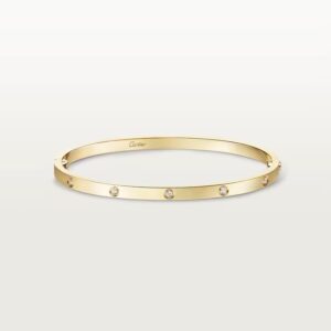 Cartier LOVE bracelet, small model, 10 diamonds