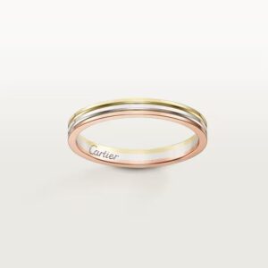 Cartier Vendome Louis Cartier wedding band, 2.5 mm width