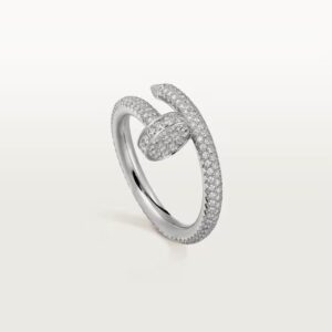 Cartier Juste un Clou ring, classic model, paved