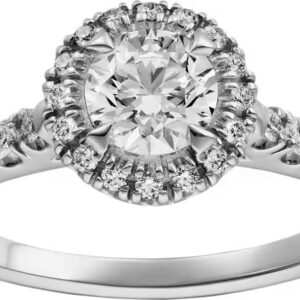 Cartier Destinée solitaire, brilliant-cut diamond, paved