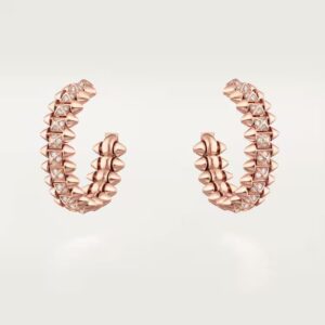 Cartier Clash de Cartier hoop earrings, small model, paved