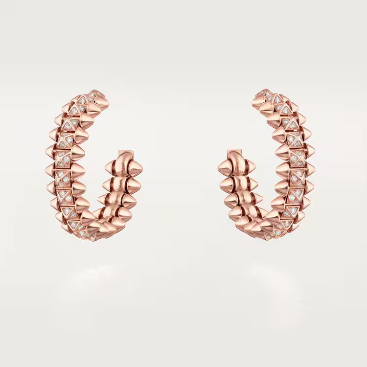 Cartier Clash de Cartier hoop earrings, small model, paved