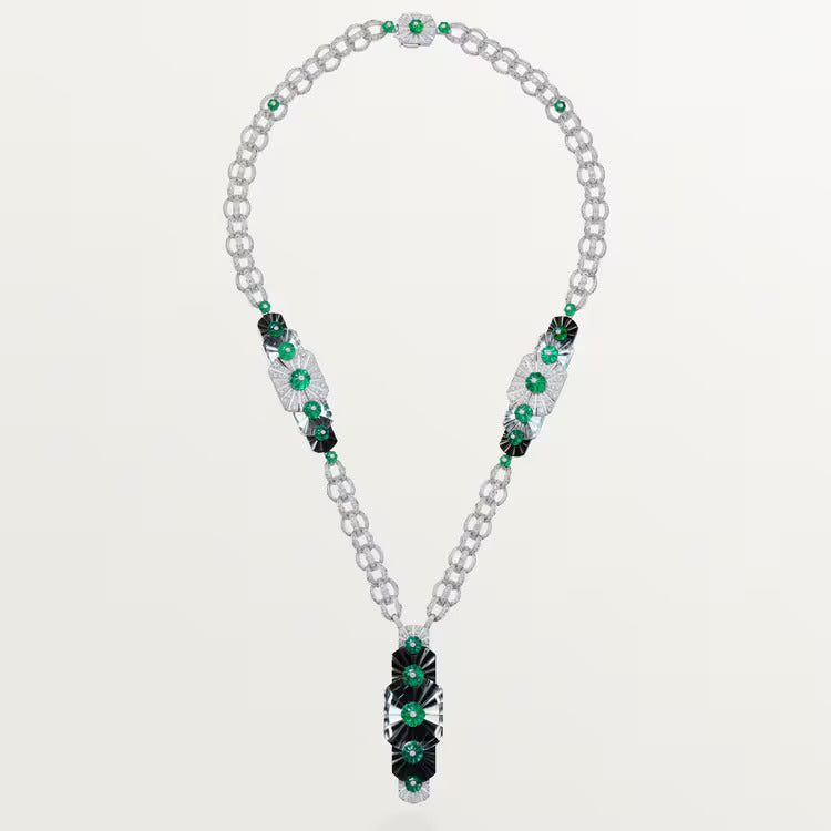 Cartier Sixième Sens par Cartier necklace, rock crystal, multi-wear, paved - Image 4