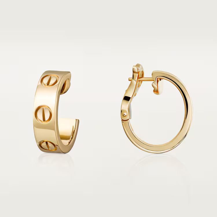 Cartier LOVE hoop earrings, classic model - Image 4