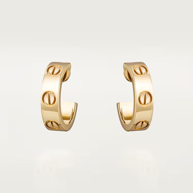 Cartier LOVE hoop earrings, classic model
