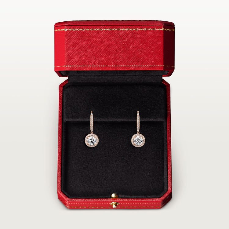 Cartier Destinée sleeper earrings, 2 brilliant-cut diamonds, paved - Image 4