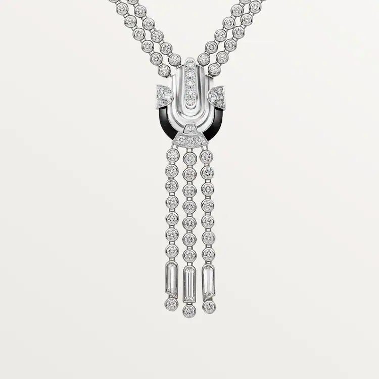 Cartier Geometry & Contrast necklace