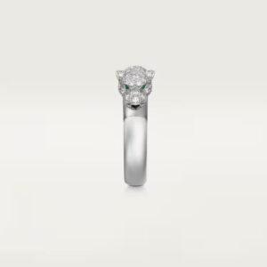 Cartier Panthère de Cartier ring, small model, half-paved