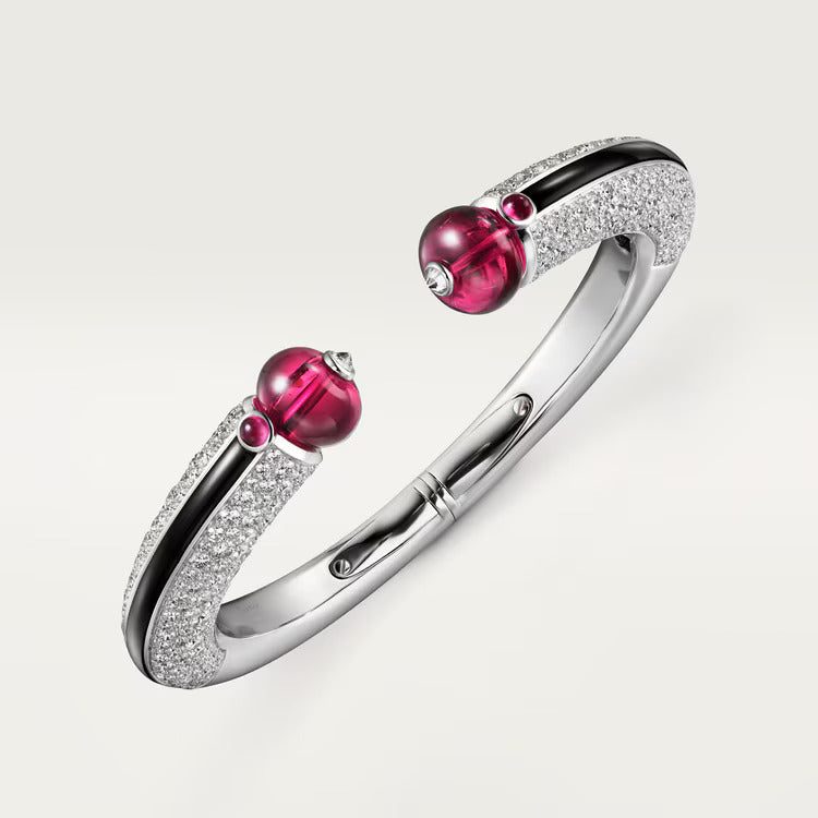 Cartier Beautés du Monde bracelet, rubellite, paved