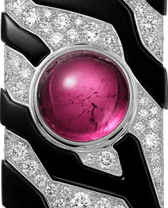 Cartier Beautés du Monde ring, rubellite, paved