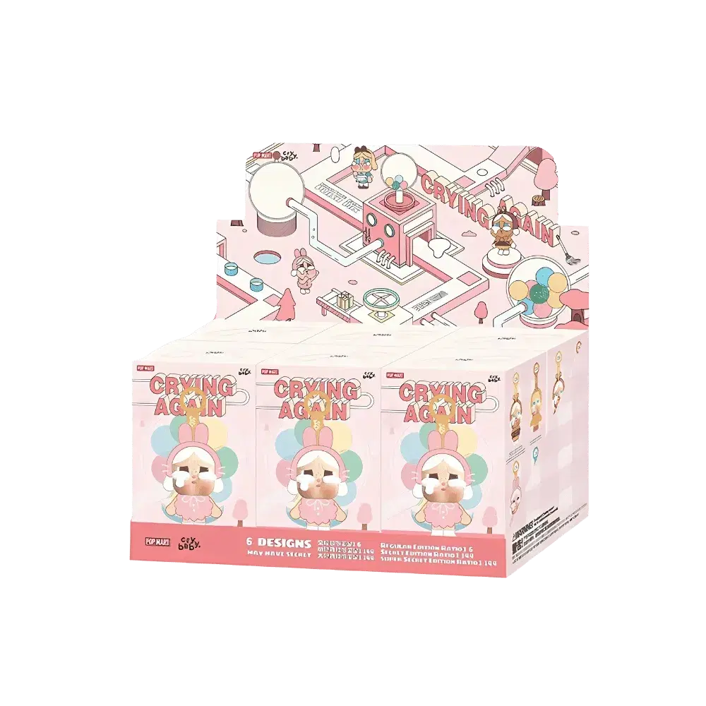 CryBaby Crying Again Series Vinyl Face Plush Sealed Case (6 Blind Box)