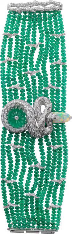 Cartier High Jewelry Fauna and Flora bracelet