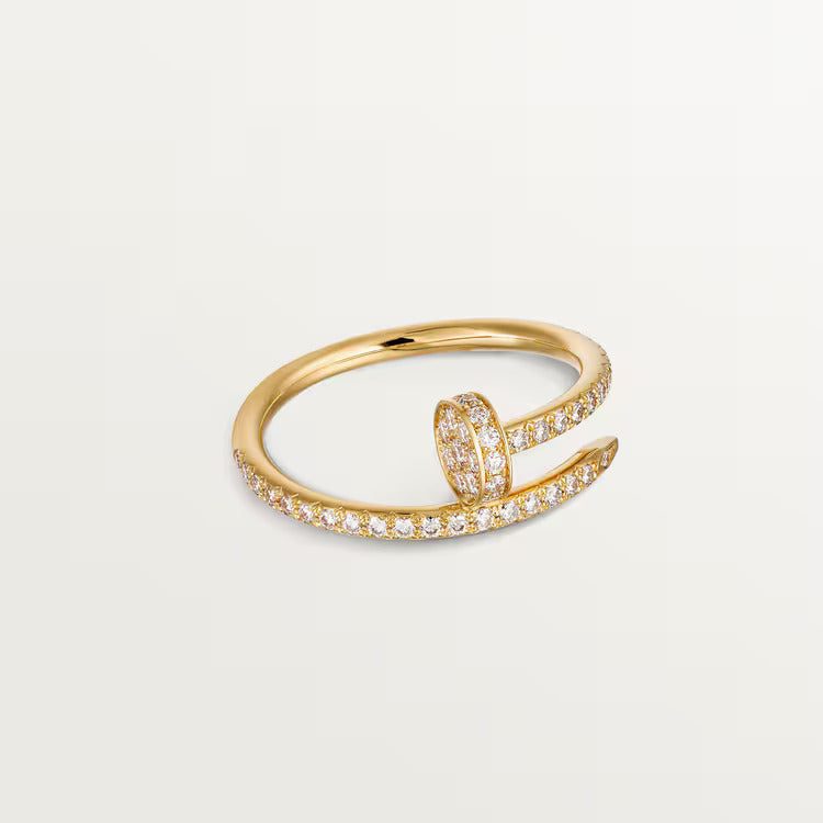 Cartier Juste un Clou ring, small model, half-paved - Image 4