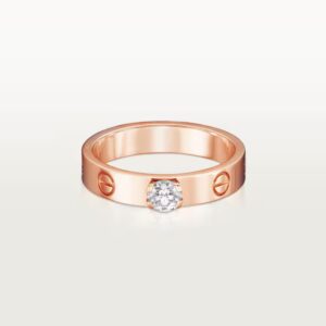 Cartier LOVE solitaire, brilliant-cut diamond