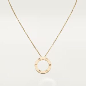 Cartier LOVE pendant, 3 diamonds