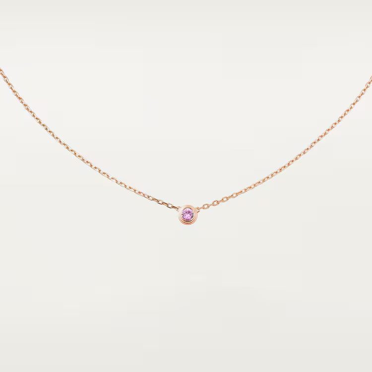 Cartier d'Amour pendant, pink sapphire - Image 4