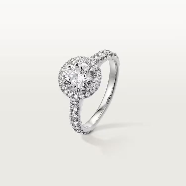 Cartier Destinée solitaire, brilliant-cut diamond, paved - Image 2