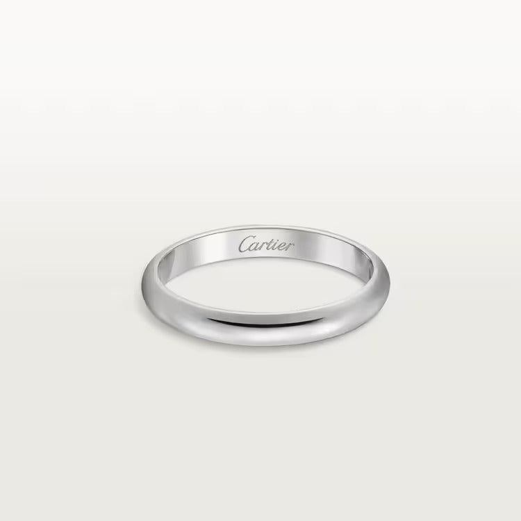Cartier 1895 wedding band, 2.5 mm width