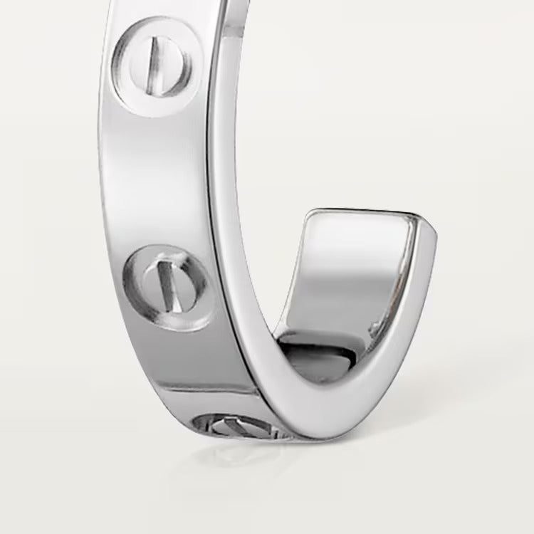 Cartier LOVE hoop earrings, small model - Image 3