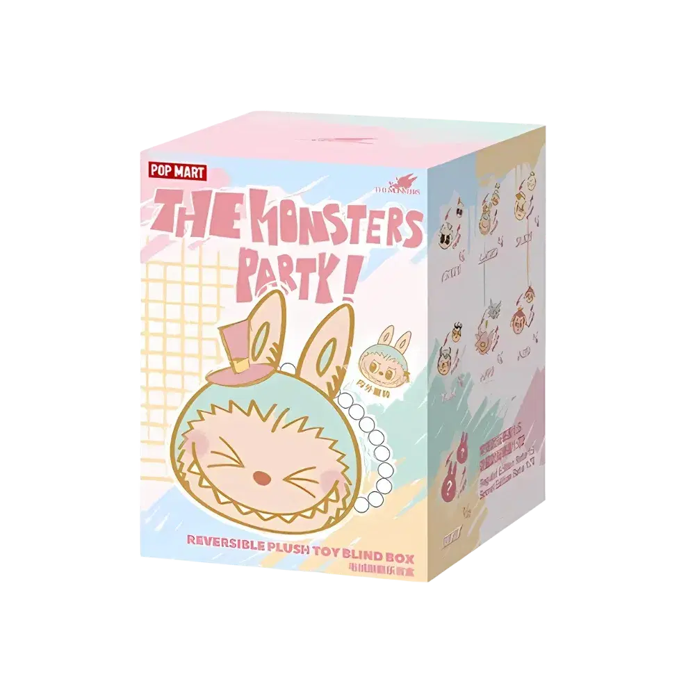 Labubu The Monster Party Series Reversible Plush Doll Blind Box