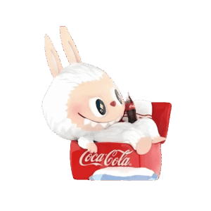 Labubu The Monsters Coca-Cola Series Special Sofa Figure