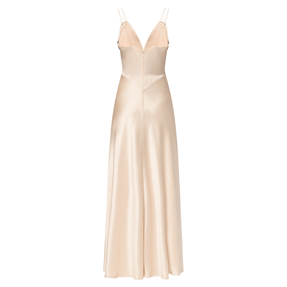 Louis Vuitton Beaded Trim Gown - Image 3