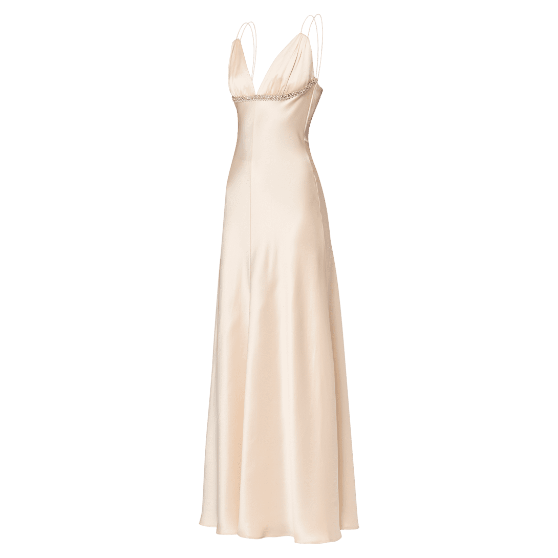 Louis Vuitton Beaded Trim Gown - Image 2