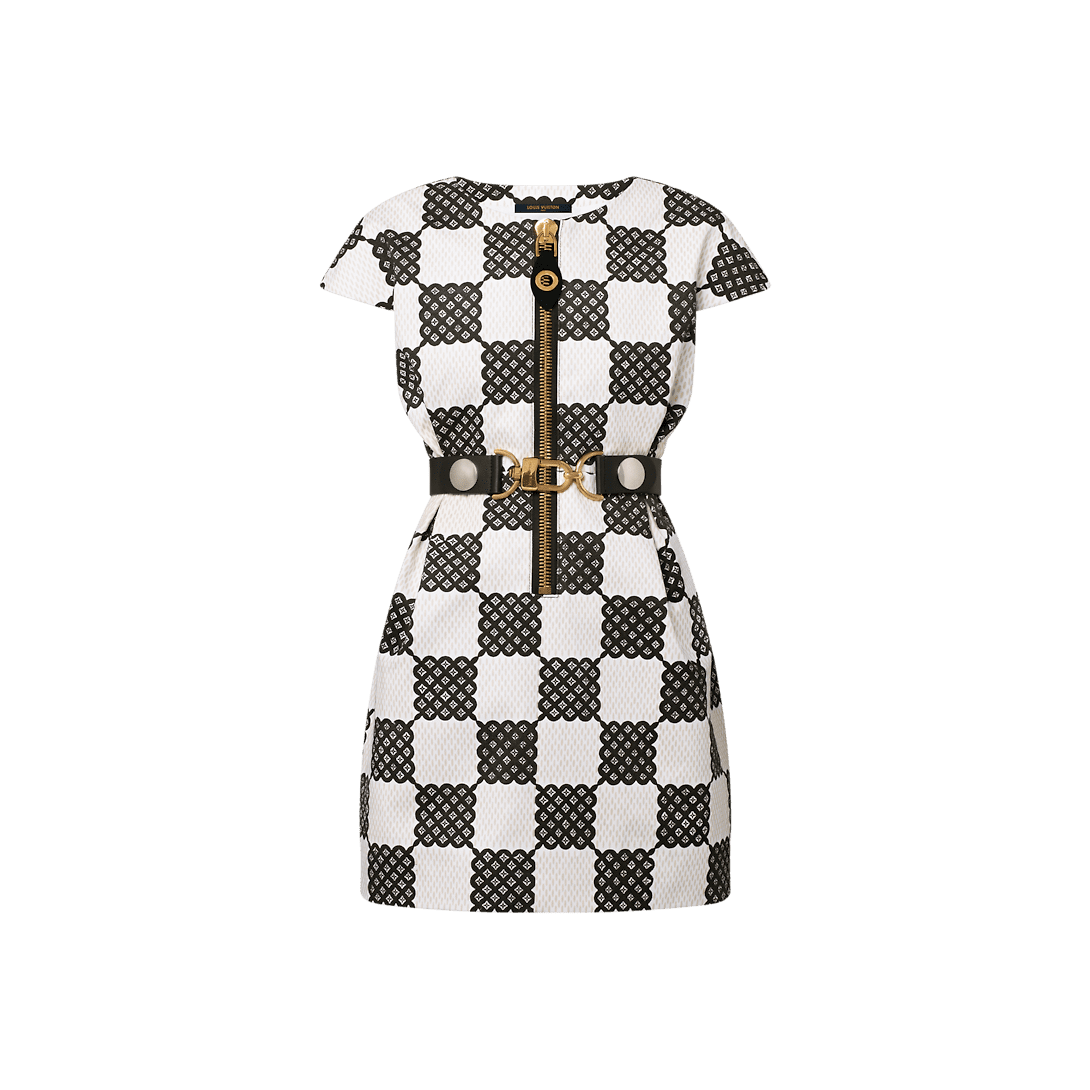 Louis Vuitton Bubble Damier XXL Detail Dress