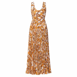 Louis Vuitton Chain Print Floor-Length Tank Dress