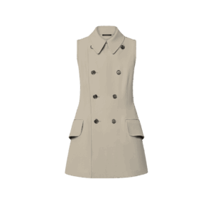 Louis Vuitton Double-Breasted Vent Dress