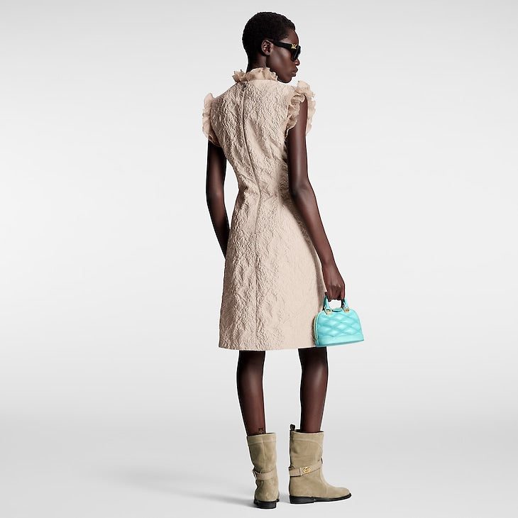 Louis Vuitton Fin Flounce Jacquard Dress - Image 2