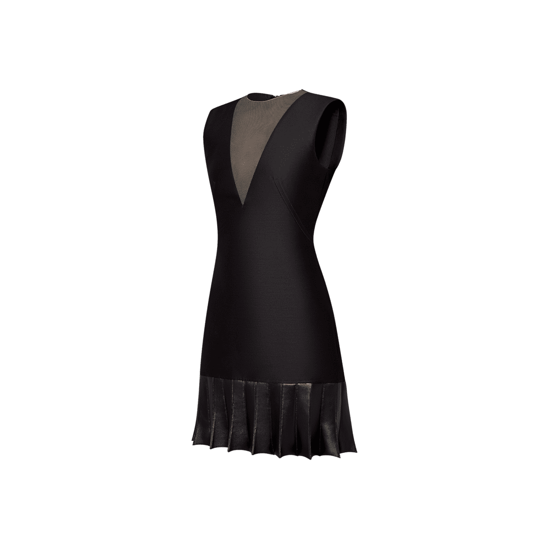 Louis Vuitton Fin Flounce Mikado Dress - Image 2