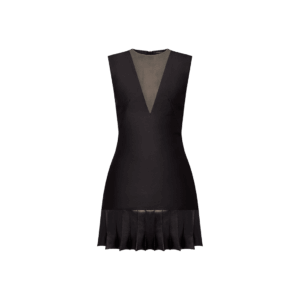 Louis Vuitton Fin Flounce Mikado Dress