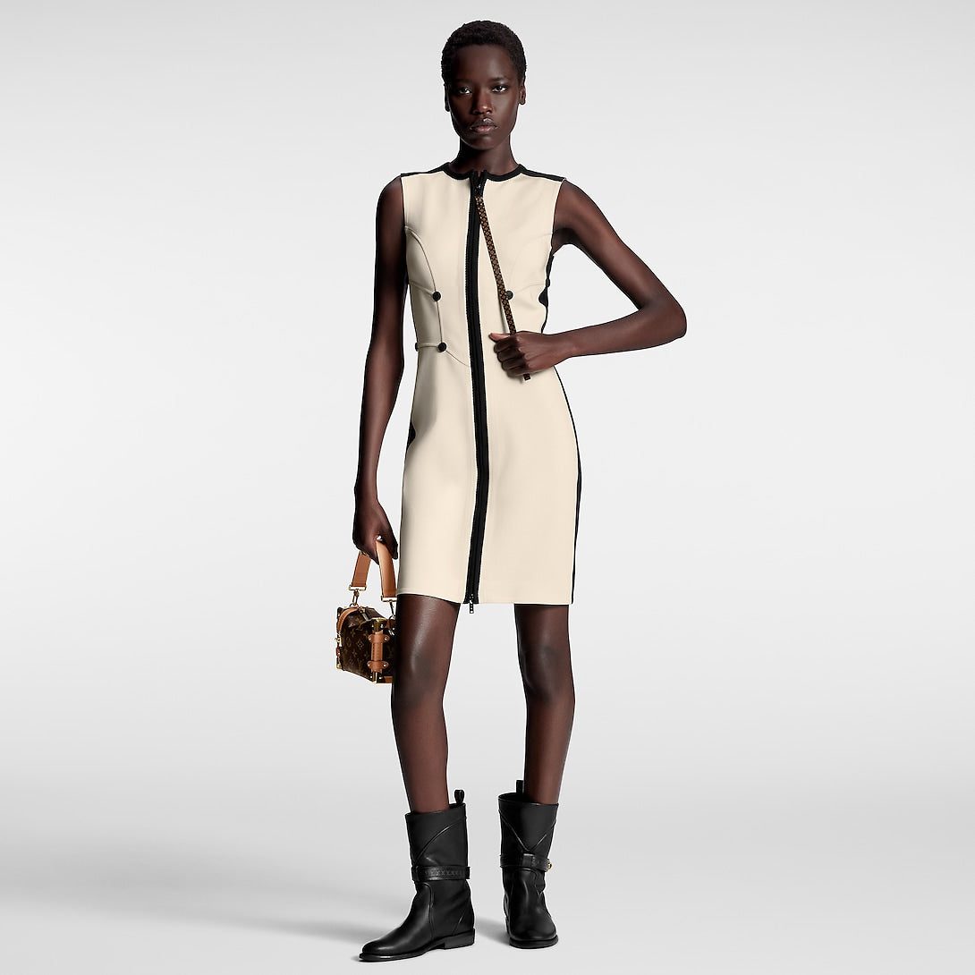 Louis Vuitton Fitted Scuba Dress - Image 5