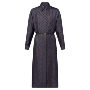 Louis Vuitton Inverted Mahina Monogram Shirt Dress