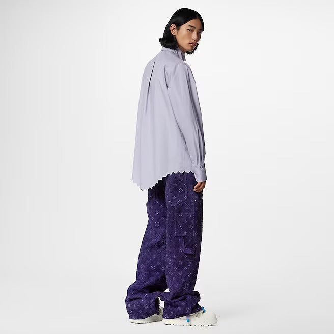 Louis Vuitton Knotted Collar Long-Sleeved Shirt - Image 4