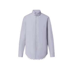 Louis Vuitton  Knotted Collar Long-Sleeved Shirt