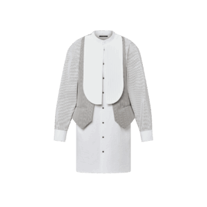 Louis Vuitton Layered Bib Shirt Dress