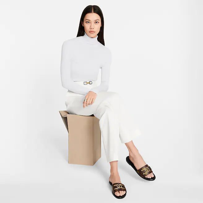 Louis Vuitton Lock It Flat Mule - Image 6